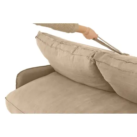 AUGUSTE convertible 4places mix coton-lin