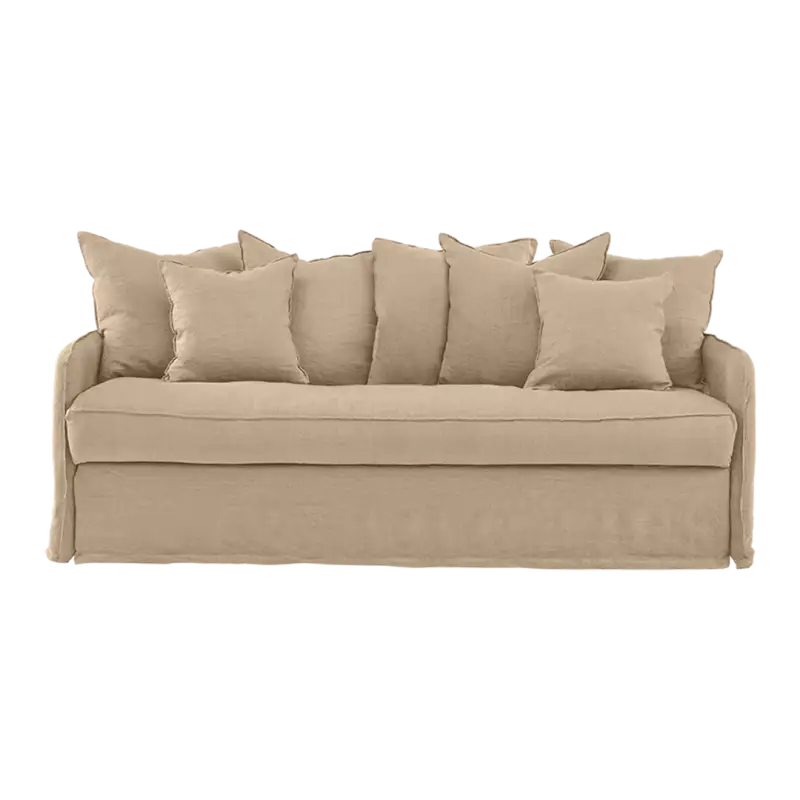 AUGUSTE convertible 4places mix coton-lin