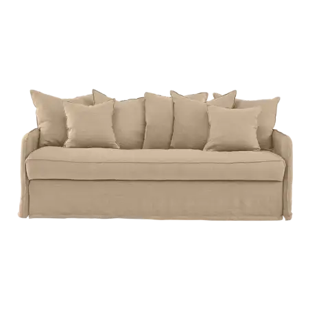 AUGUSTE convertible 4places mix coton-lin