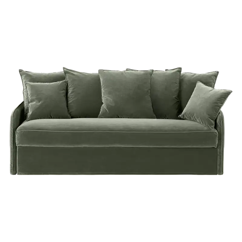 AUGUSTE COVERTIBLE 4 PLACES VELOURS