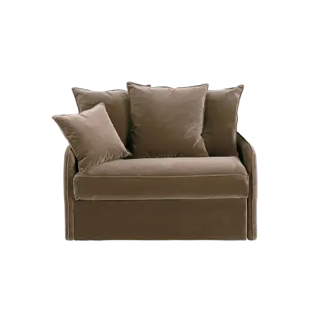 AUGUSTE convertible 1,5 place velours