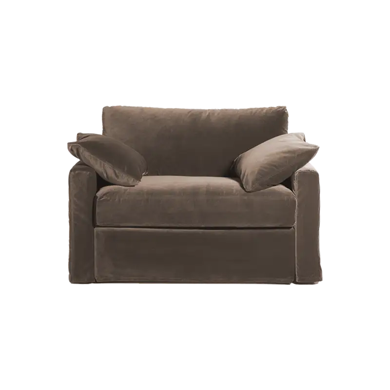 LEON convertible 1,5 place velours
