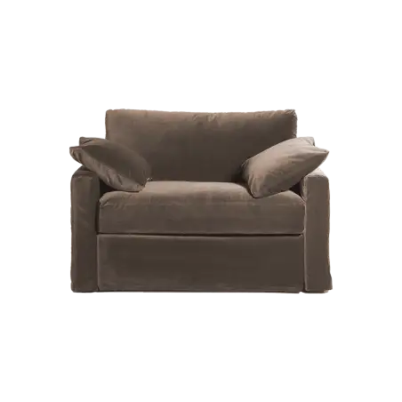 LEON convertible 1,5 place velours