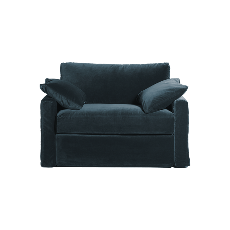 LEON convertible 1,5 place velours