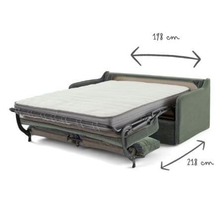 AUGUSTE COVERTIBLE 4 PLACES VELOURS