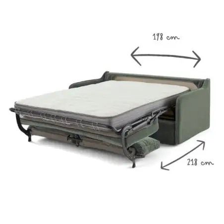AUGUSTE COVERTIBLE 4 PLACES VELOURS