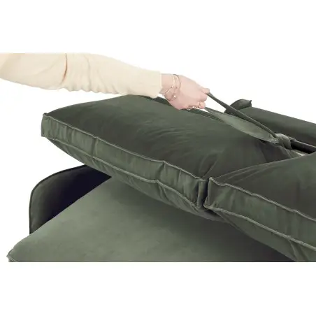 AUGUSTE COVERTIBLE 4 PLACES VELOURS