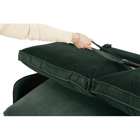 AUGUSTE COVERTIBLE 4 PLACES VELOURS