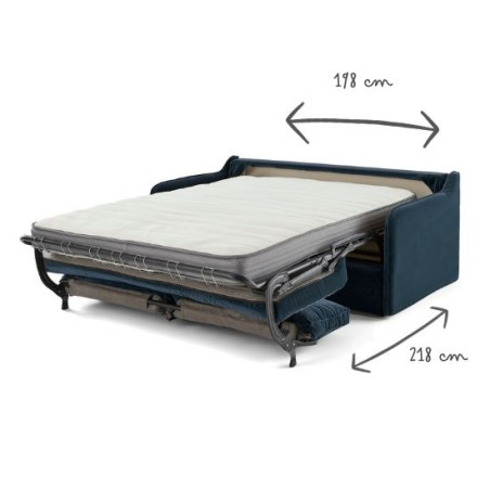 AUGUSTE COVERTIBLE 4 PLACES VELOURS