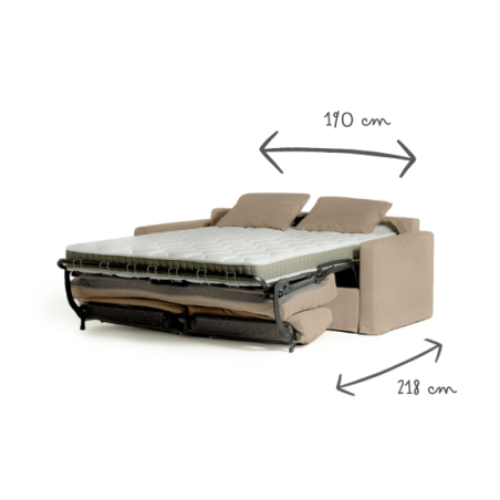 ERNEST convertible 3 places lin