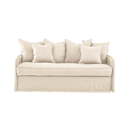 AUGUSTE CONVERTIBLE 3 PLACES COTON-LIN
