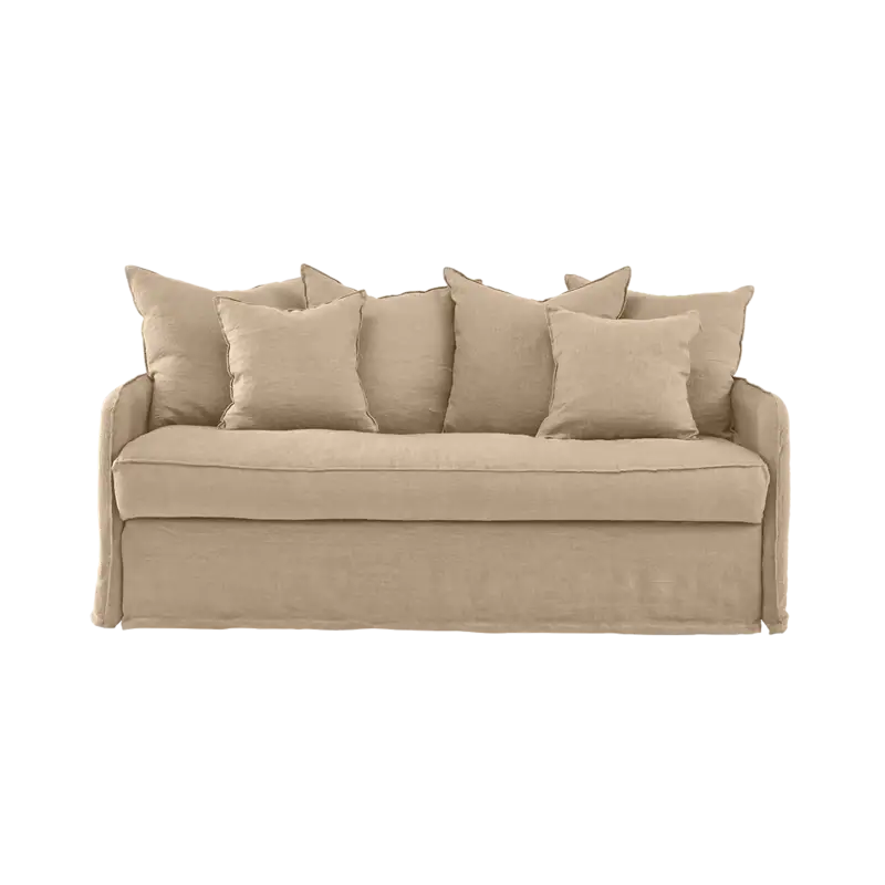 AUGUSTE CONVERTIBLE 3 PLACES COTON-LIN