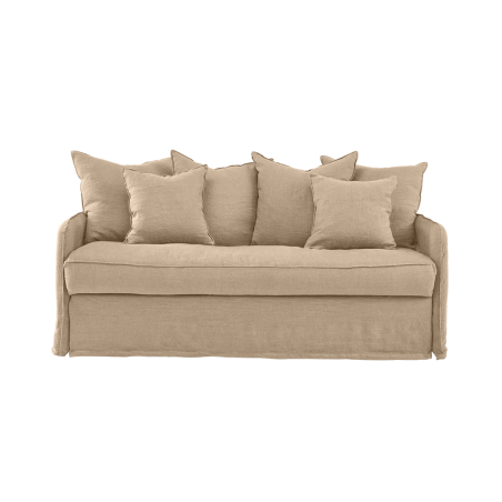 AUGUSTE CONVERTIBLE 3 PLACES COTON-LIN