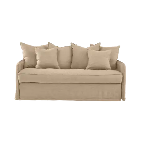 AUGUSTE CONVERTIBLE 3 PLACES COTON-LIN