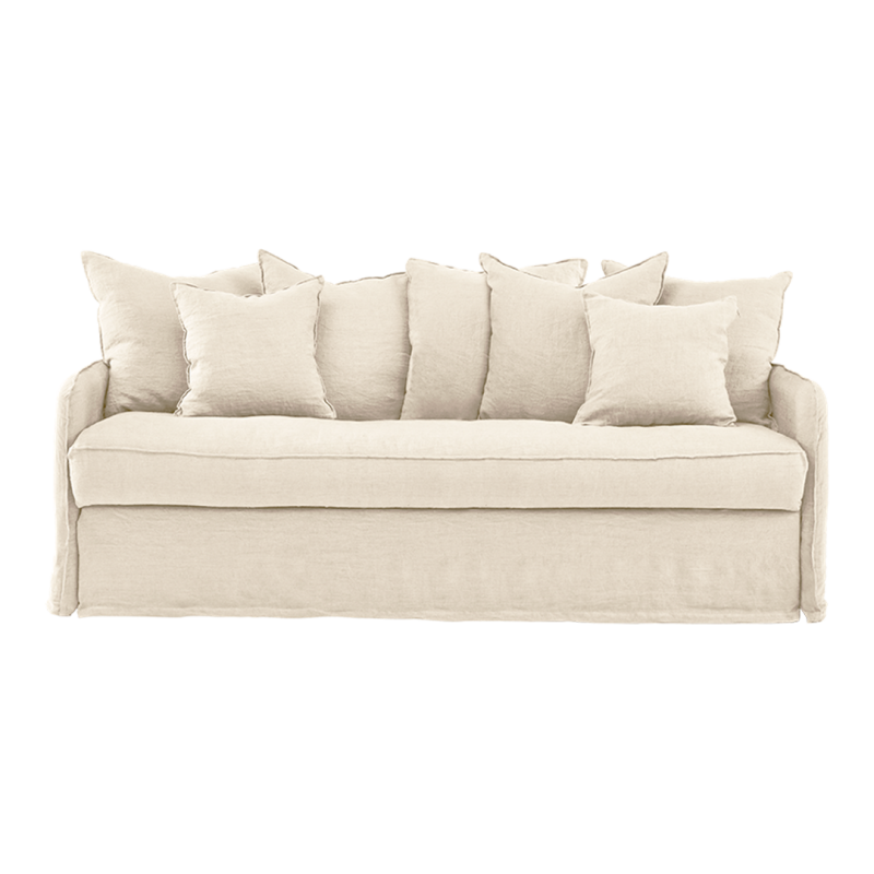 AUGUSTE convertible 4places mix coton-lin