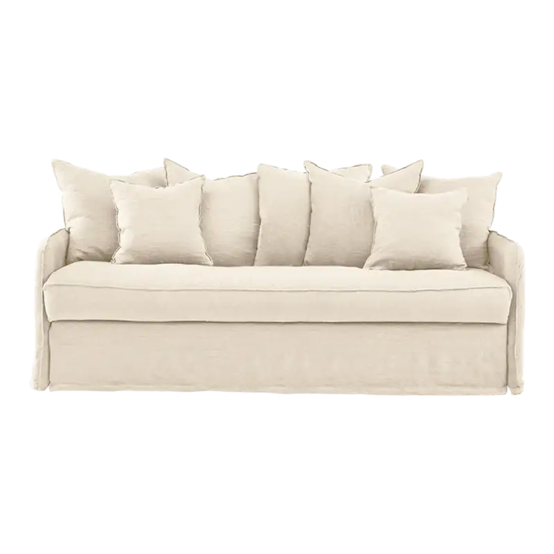 AUGUSTE convertible 4places mix coton-lin