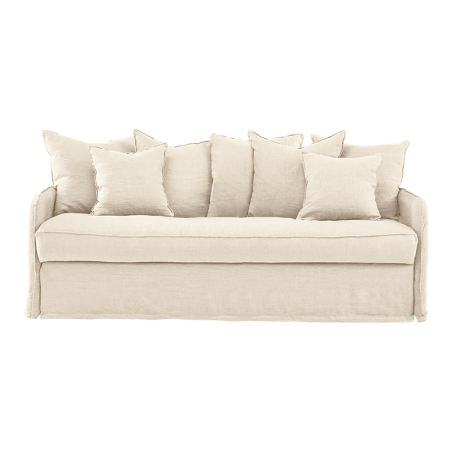 AUGUSTE convertible 4places mix coton-lin