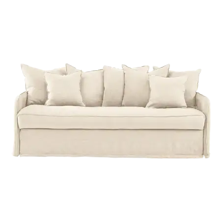 AUGUSTE convertible 4places mix coton-lin