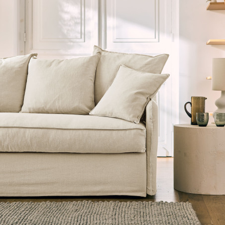 AUGUSTE convertible 4places mix coton-lin