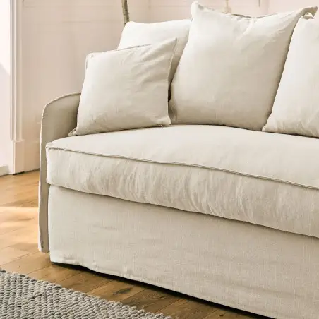 AUGUSTE convertible 4places mix coton-lin