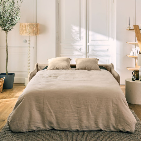 AUGUSTE convertible 4places mix coton-lin