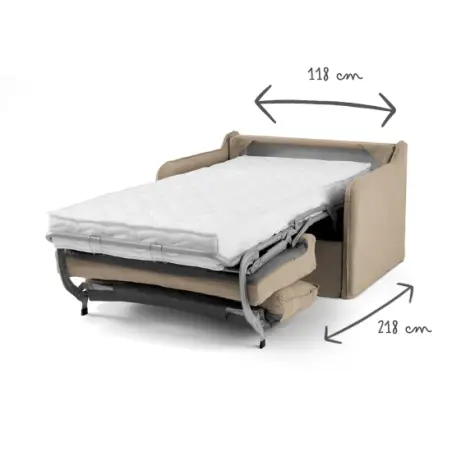 AUGUSTE convertible 1,5 place lin