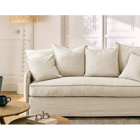 AUGUSTE convertible 4places mix coton-lin