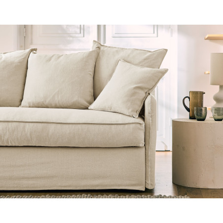 AUGUSTE convertible 4places mix coton-lin