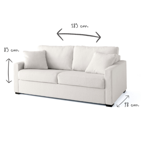 ADAM convertible 3 places bouclette