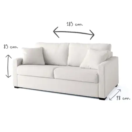 ADAM convertible 3 places bouclette