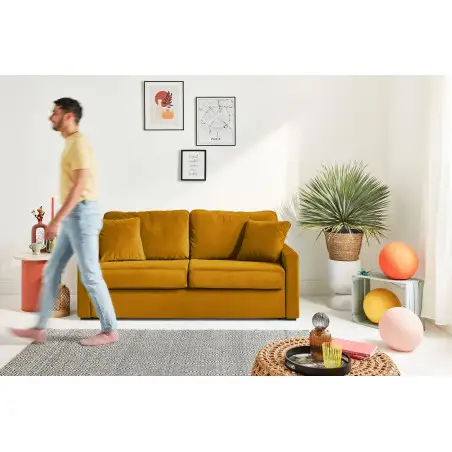 ADAM convertible 3 places velours