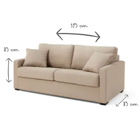 ADAM fixe 4 places tissu