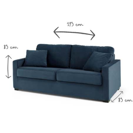 ADAM fixe 4 places velours