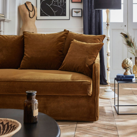 Auguste fixe 4 places velours
