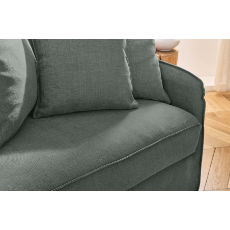 Auguste fixe loveseat coton-lin