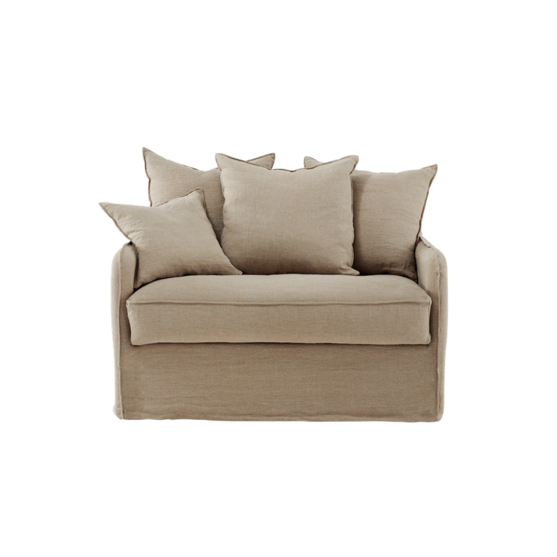 AUGUSTE fixe loveseat lin