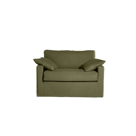 Canapé LEON Loveseat Fixe lin