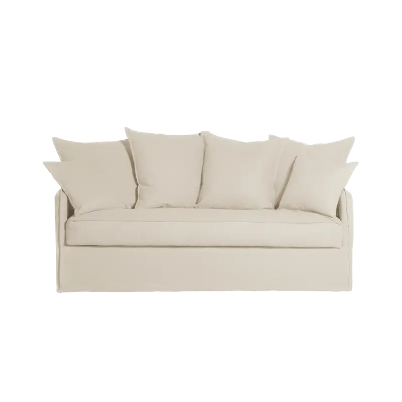 AUGUSTE fixe 2 places coton-lin
