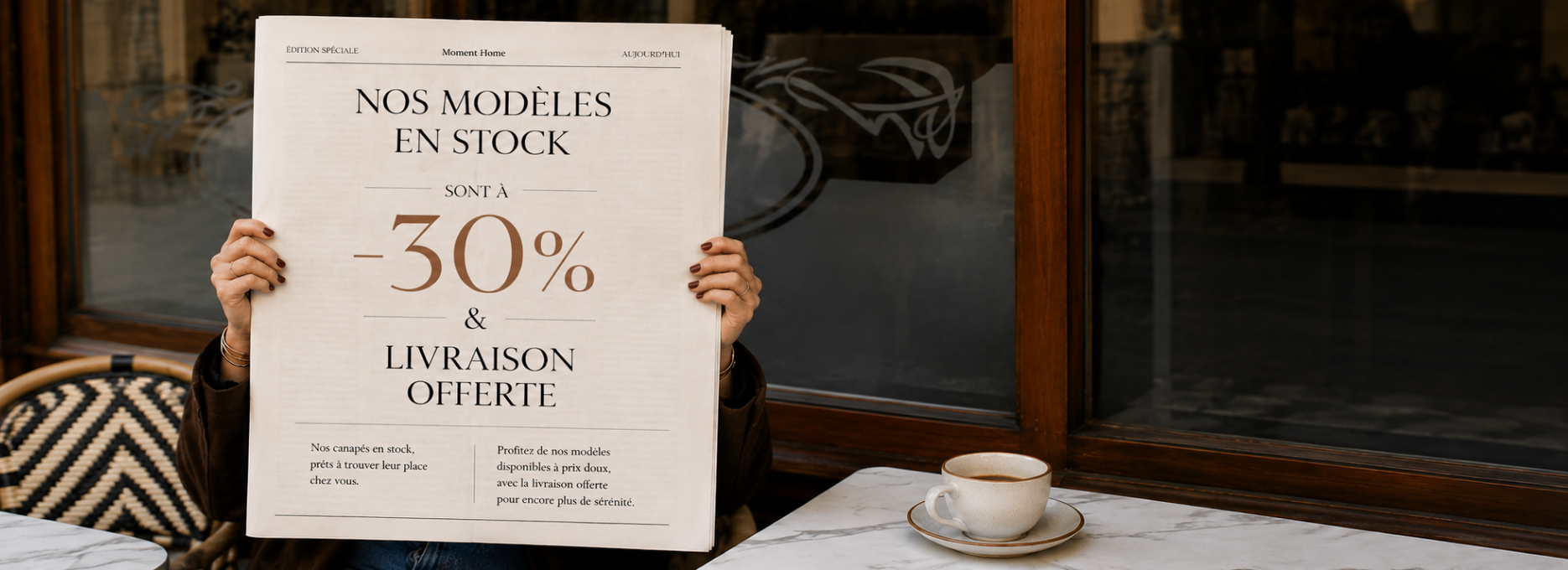 SOLDES SS26 - stock Slide background