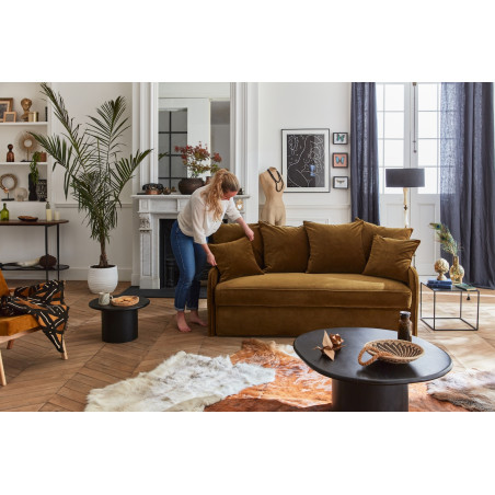 AUGUSTE CONVERTIBLE 3 PLACES VELOURS