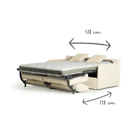 GASPARD convertible 3 places lin