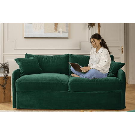 GASPARD convertible 3 places velours