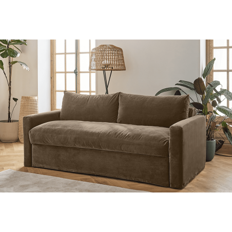 OSCAR convertible 3 places velours