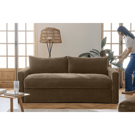 OSCAR convertible 3 places velours