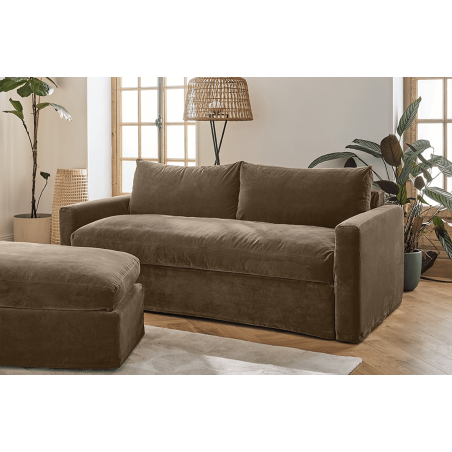 OSCAR convertible 3 places velours